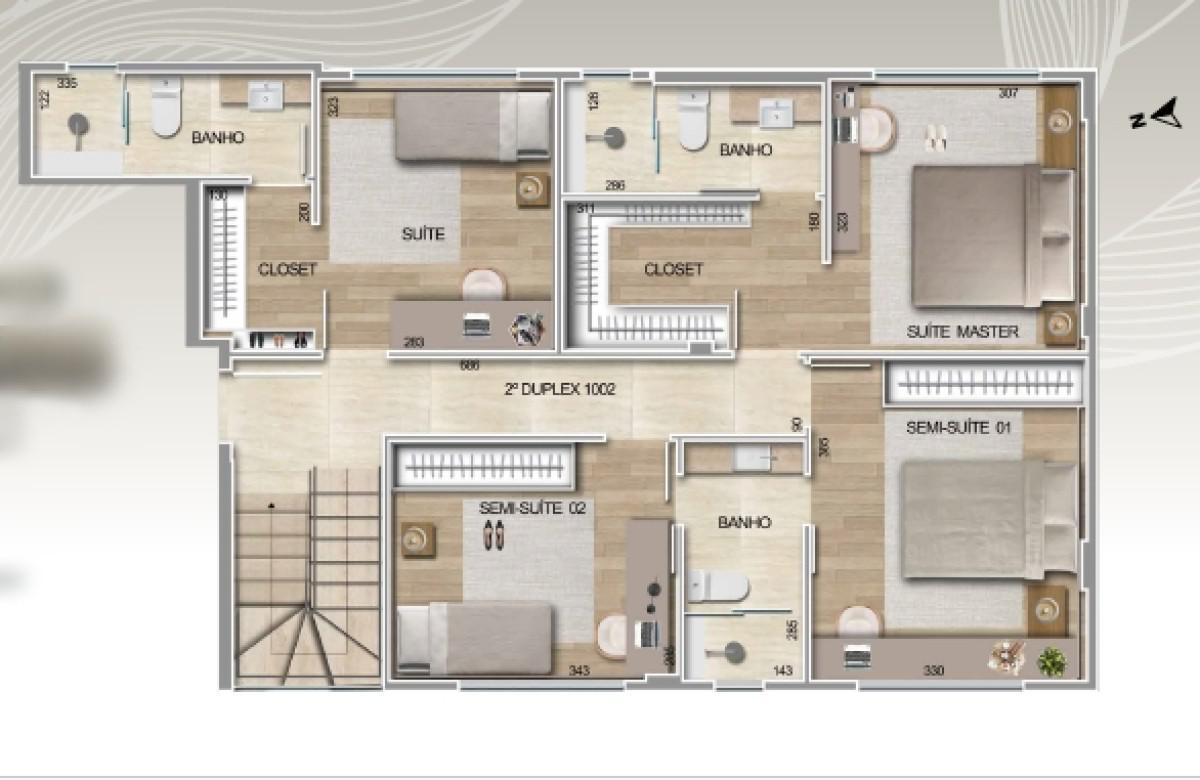 Cobertura, Sion, 4 Quartos, 3 Vagas, 2 Suítes
