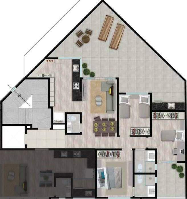 Apartamento, Santo Agostinho, 3 Quartos, 2 Vagas, 1 Suíte