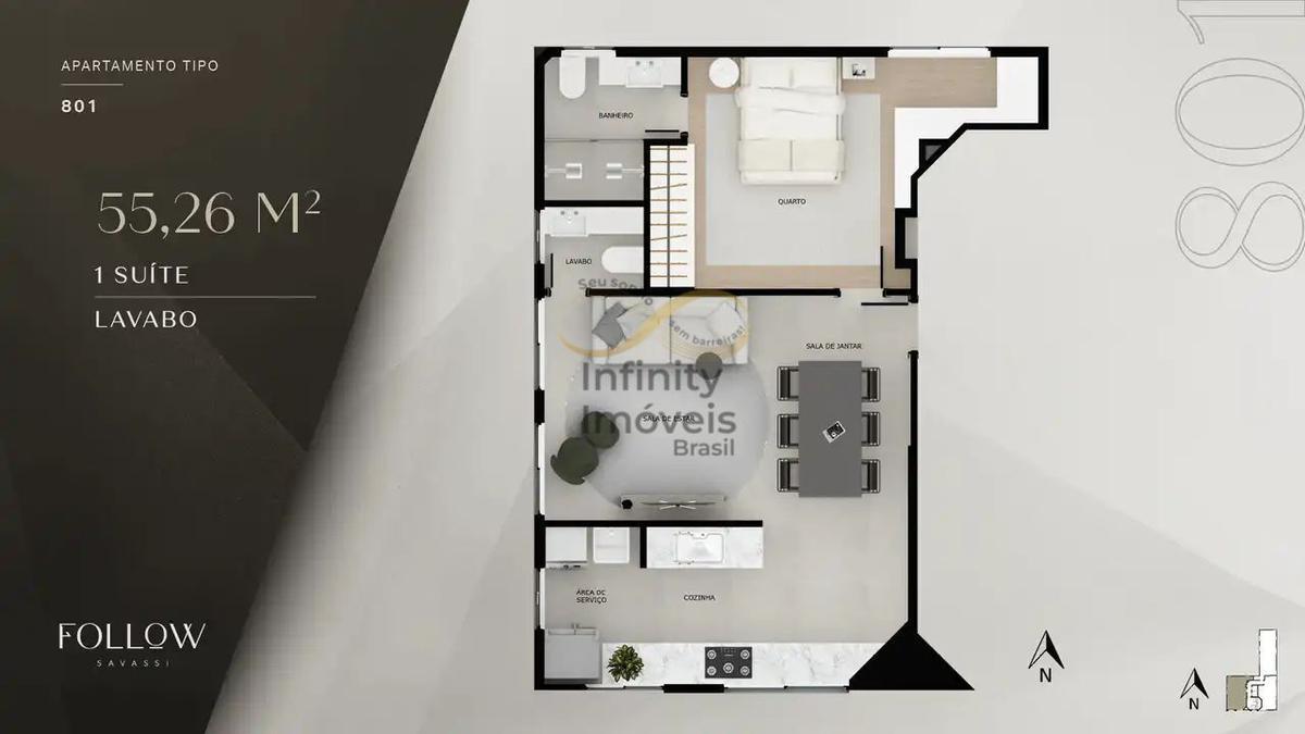 Apartamento, Savassi, 2 Quartos