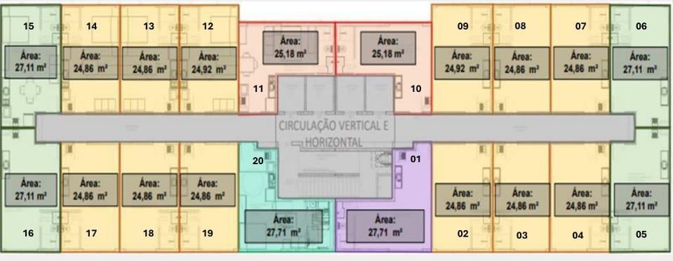 Apartamento, São Cristóvão, 1 Quarto, 0 Vaga, 1 Suíte