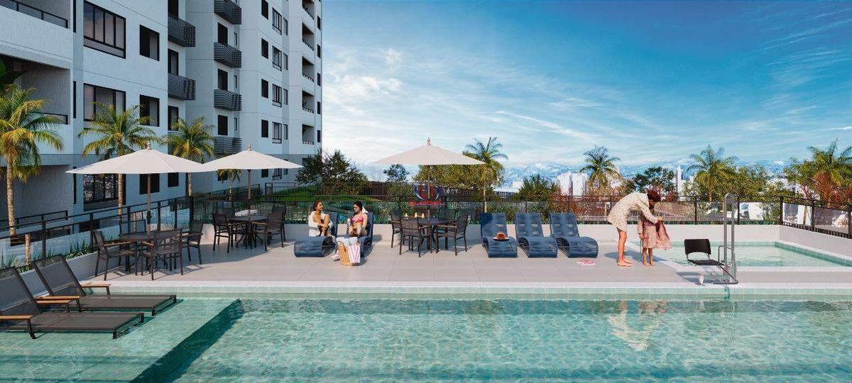 Apartamento, Paquetá, 2 Quartos, 1 Vaga, 2 Suítes