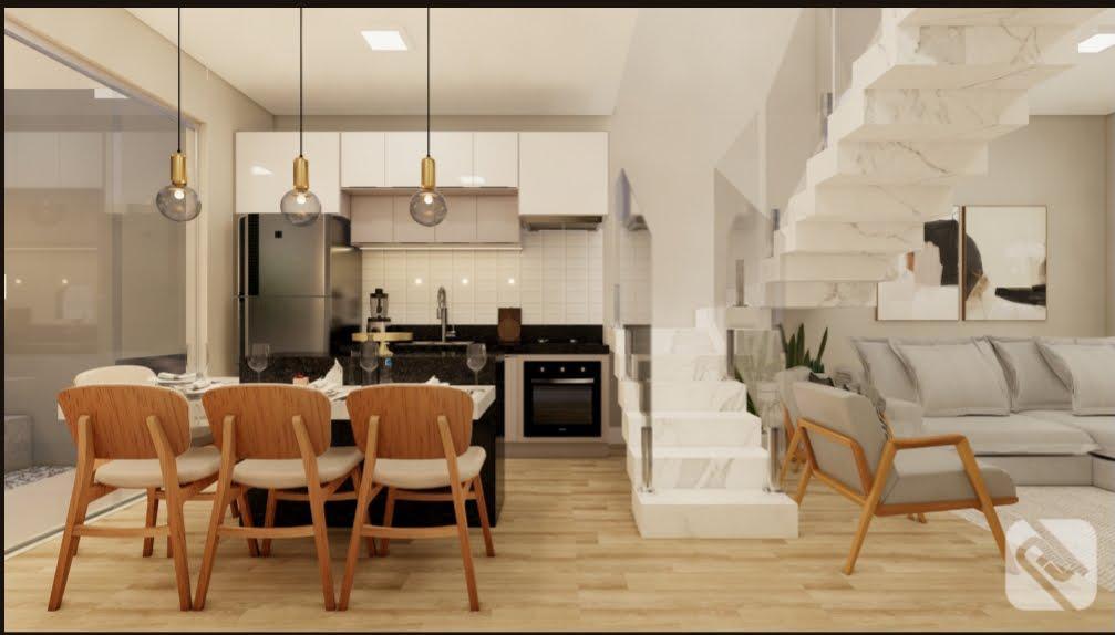 Casa, Jardim Primavera, 3 Quartos, 1 Vaga