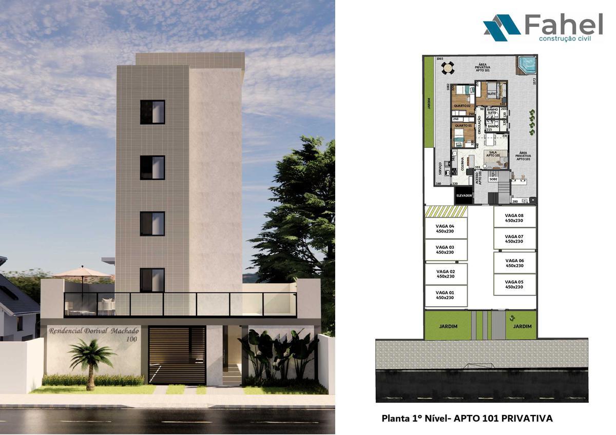 Cobertura, Santa Mônica, 3 Quartos, 1 Vaga, 1 Suíte