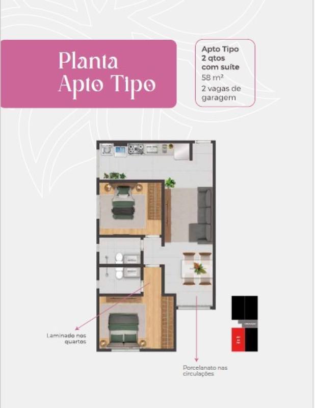 Apartamento, Nova Suíssa, 2 Quartos, 2 Vagas, 1 Suíte