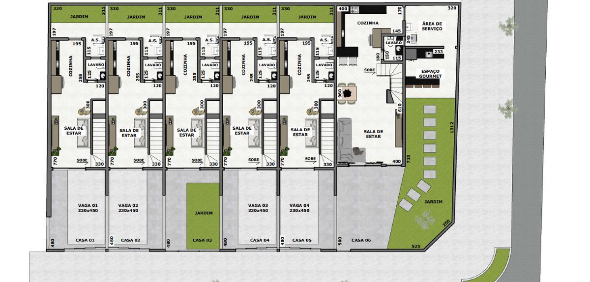 Casa, Santa Amélia, 2 Quartos, 1 Vaga, 2 Suítes