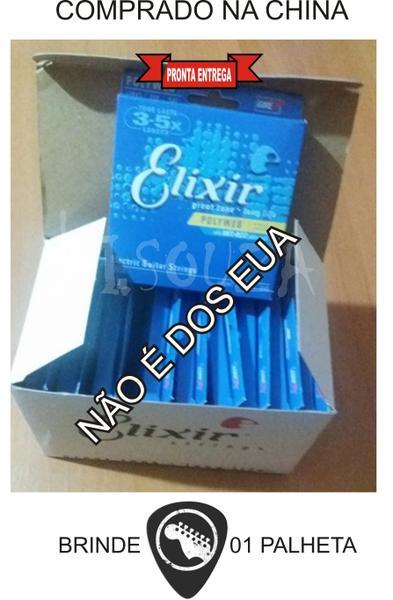 Encordoamento Guitarra 010 Elixir Menor Preço Barato - Https://Menorprecomsouzaloja.loja2.com.br/