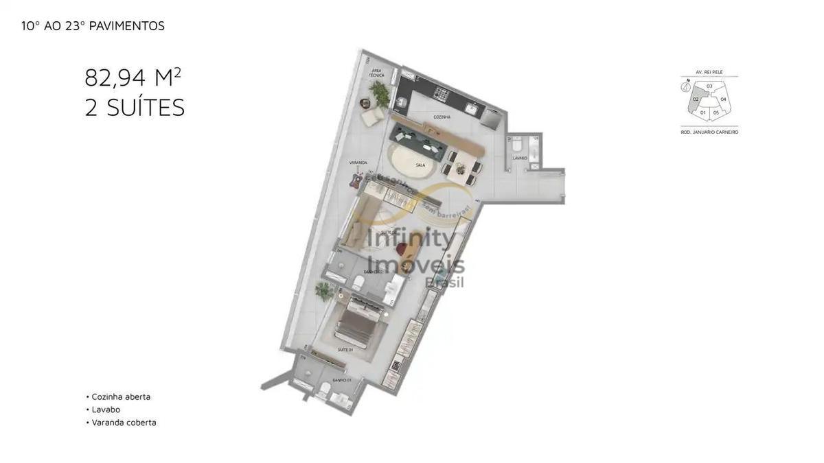 Apartamento, Vale do Sereno, 1 Quarto