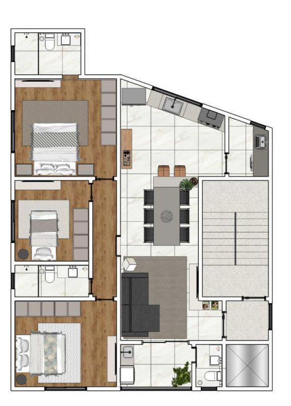 Apartamento, Barreiro, 3 Quartos, 2 Vagas, 1 Suíte