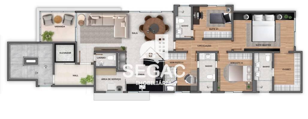 Apartamento, Liberdade, 4 Quartos, 4 Vagas, 2 Suítes
