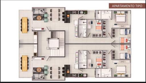 Apartamento, Veneza, 3 Quartos, 1 Vaga, 1 Suíte