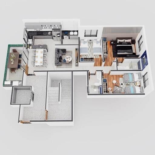 Apartamento, Iguaçu, 3 Quartos, 2 Vagas, 1 Suíte