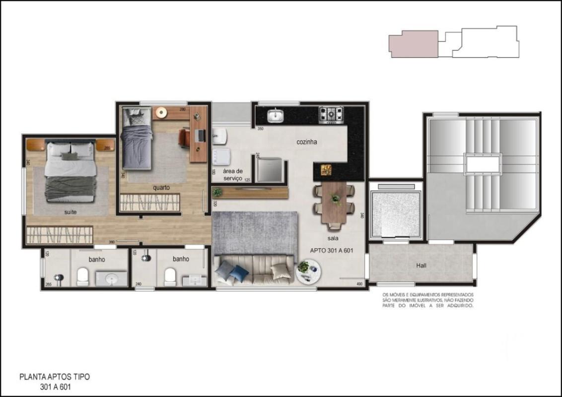 Apartamento, Calafate, 3 Quartos, 3 Vagas, 1 Suíte
