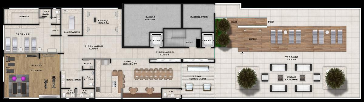 Apartamento, Cidade Nova, 2 Quartos, 2 Vagas, 1 Suíte