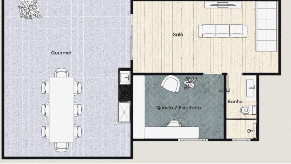 Cobertura, Santa Cruz, 4 Quartos, 2 Vagas, 1 Suíte