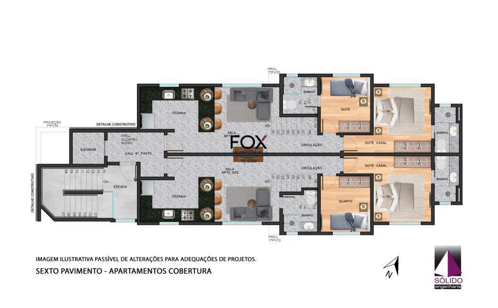 Apartamento, Serra, 2 Quartos, 2 Vagas, 2 Suítes
