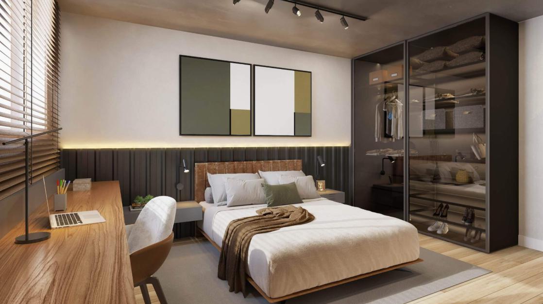Apartamento, Lourdes, 2 Quartos, 1 Vaga, 1 Suíte