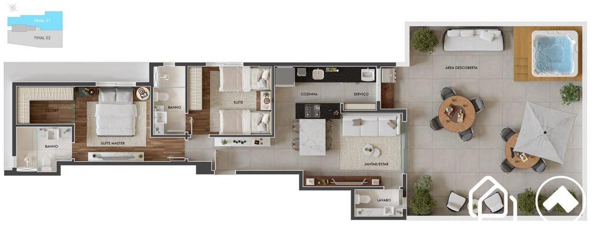 Apartamento, Buritis, 2 Quartos, 2 Vagas, 1 Suíte