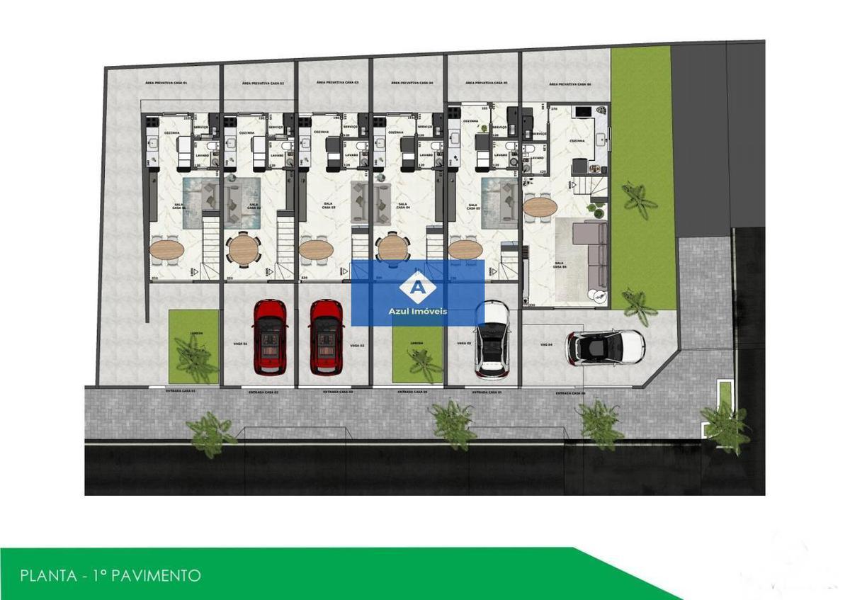 Casa, Planalto, 2 Quartos, 1 Vaga, 2 Suítes