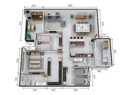 Apartamento, Cidade Nobre, 3 Quartos, 1 Vaga, 1 Suíte