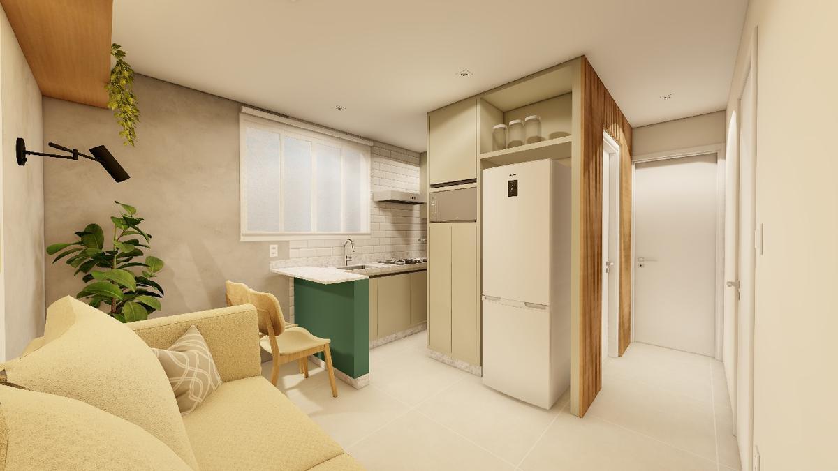 Apartamento, Pedro II, 1 Quarto, 1 Vaga