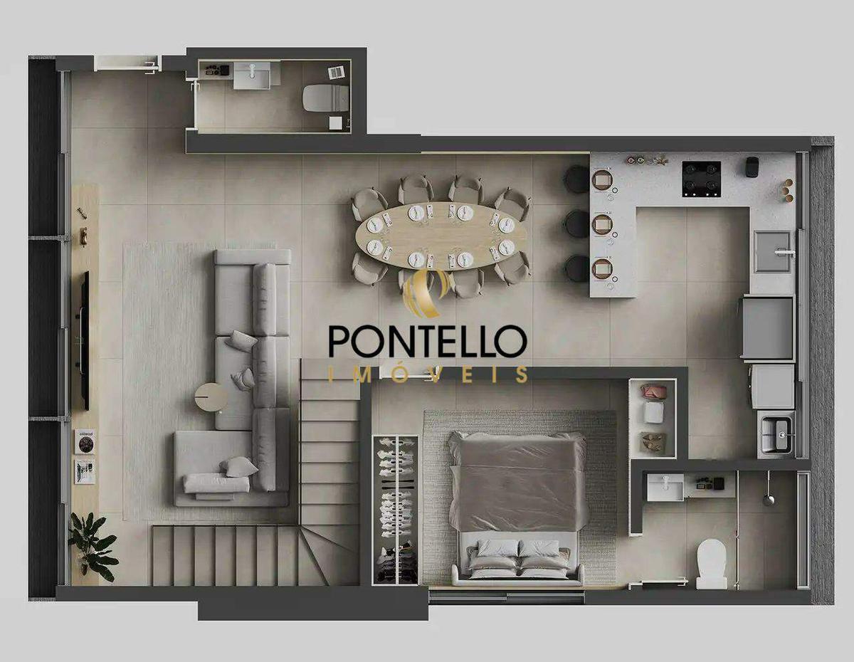Apartamento, Funcionários, 2 Quartos, 2 Vagas, 2 Suítes