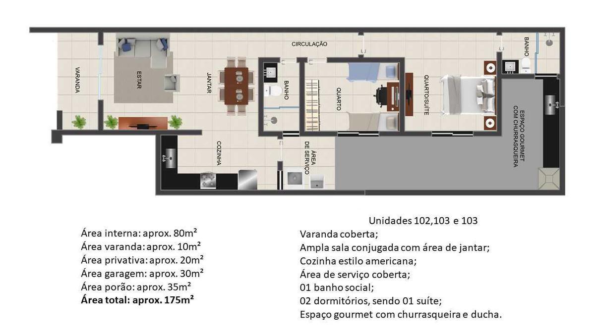 Casa, Parque Xangri-lá, 2 Quartos, 2 Vagas, 1 Suíte
