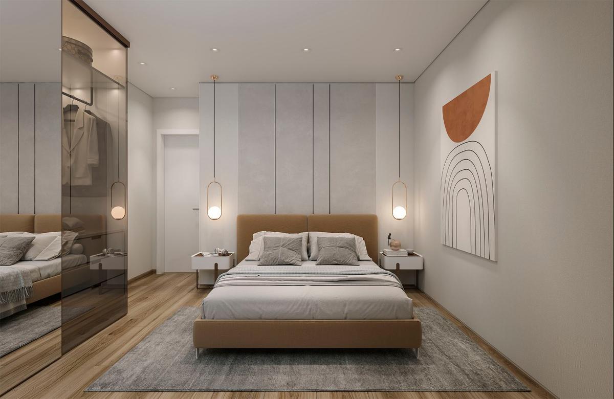 Apartamento, Funcionários, 2 Quartos, 2 Vagas