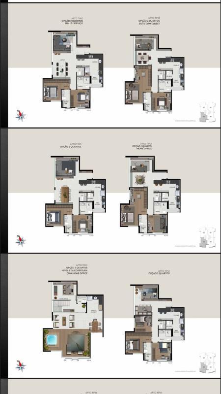 Cobertura, Santo Agostinho, 3 Quartos, 2 Vagas, 2 Suítes