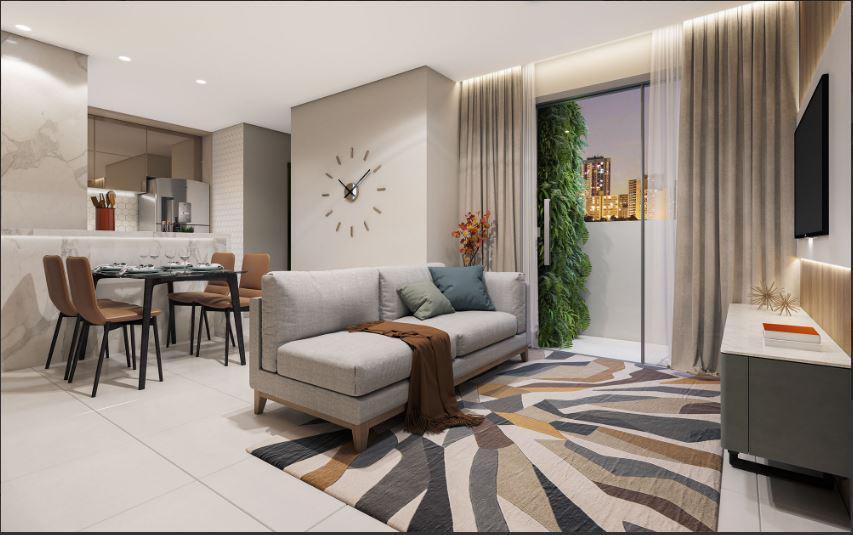Apartamento, Santa Branca, 2 Quartos, 1 Vaga, 1 Suíte