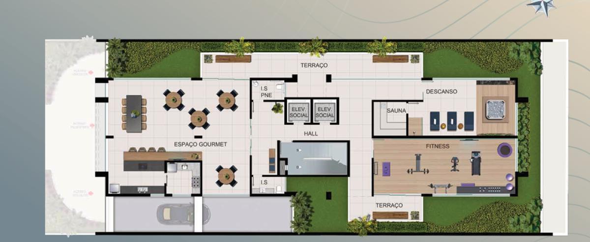 Apartamento, Lourdes, 2 Quartos, 2 Vagas, 1 Suíte