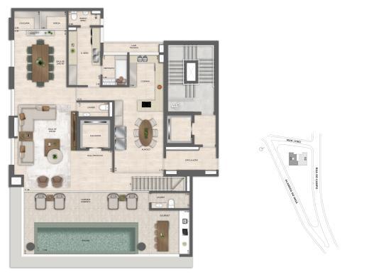 Apartamento, Vale do Sereno, 4 Quartos, 3 Vagas, 2 Suítes