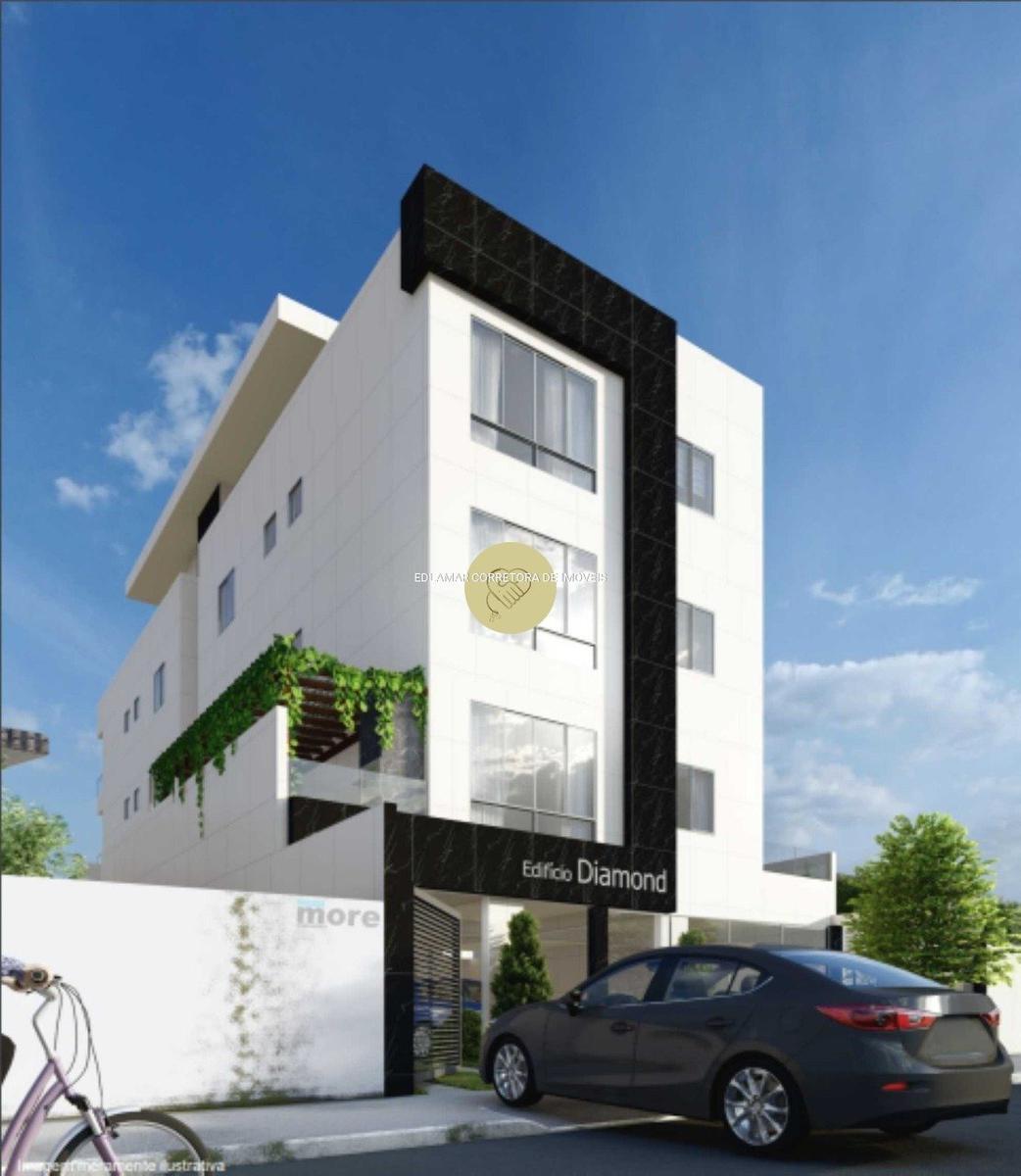 Apartamento, Diamante, 3 Quartos, 2 Vagas, 1 Suíte