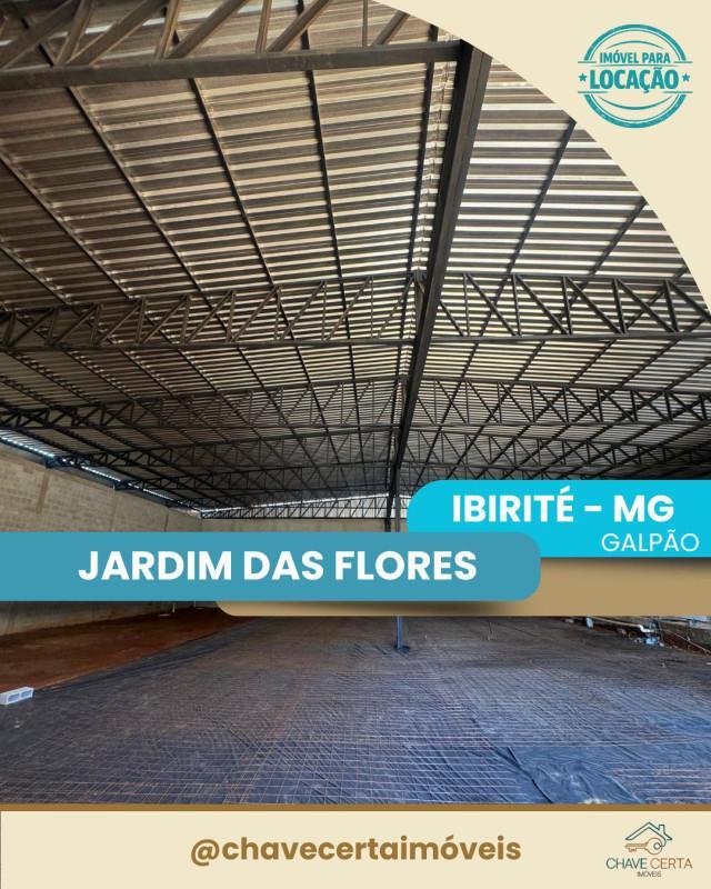 Galpão, Jardim das Flores, 0 Quarto, 0 Vaga