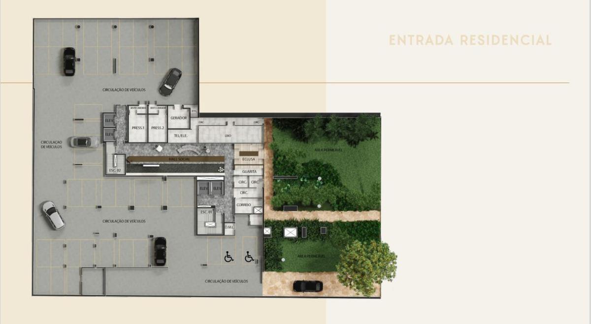 Apartamento, Funcionários, 4 Quartos, 3 Vagas, 4 Suítes