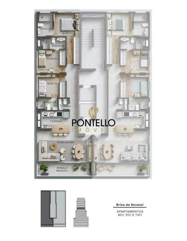 Apartamento, Savassi, 2 Quartos, 2 Vagas, 2 Suítes