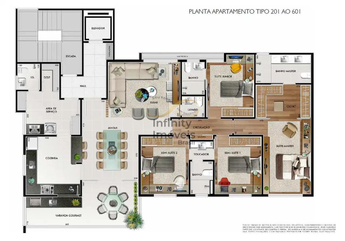 Apartamento, Castelo, 4 Quartos