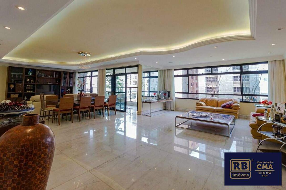 Apartamento, Funcionários, 4 Quartos, 4 Vagas, 3 Suítes