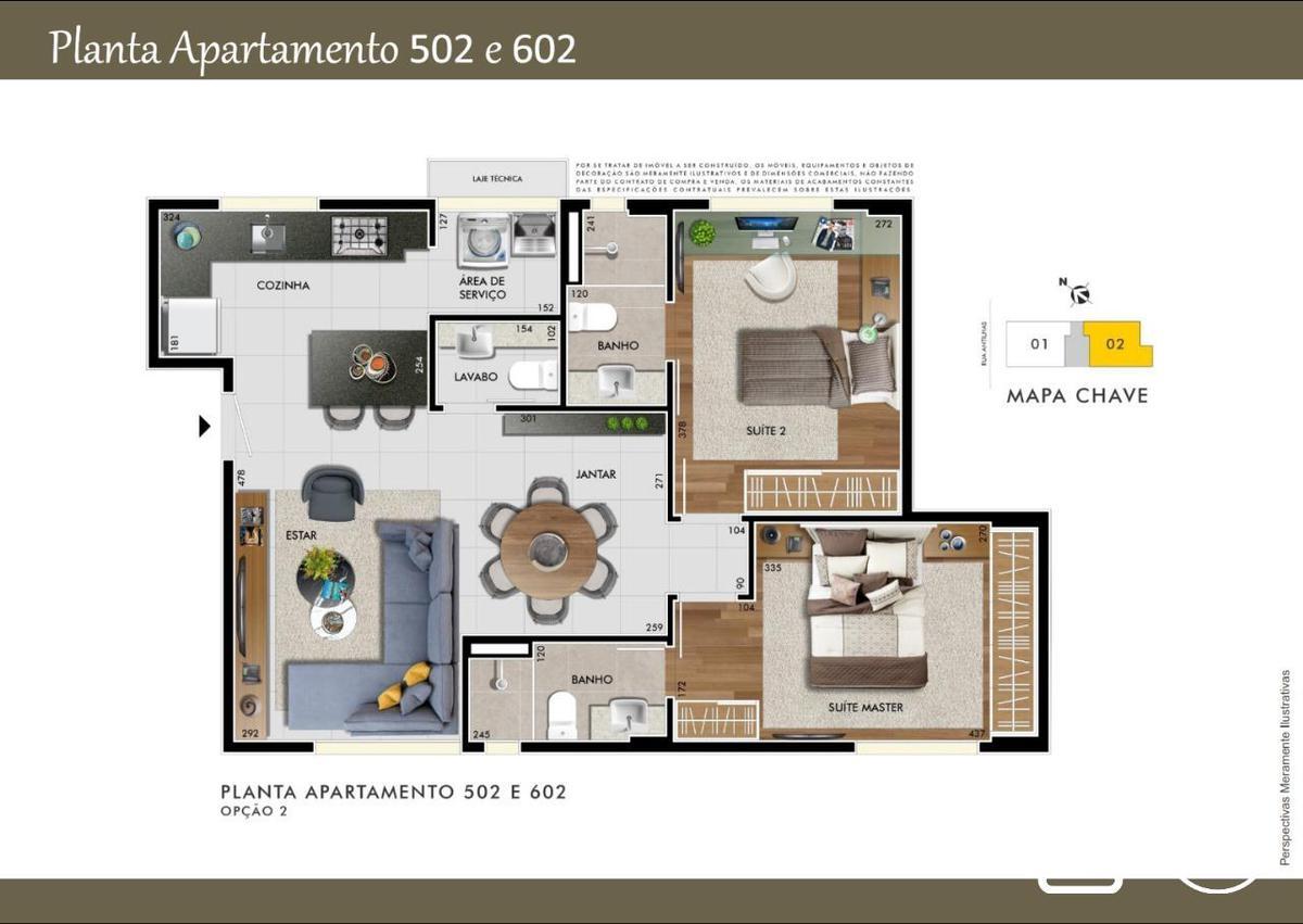 Apartamento, Sion, 2 Quartos, 2 Vagas, 2 Suítes