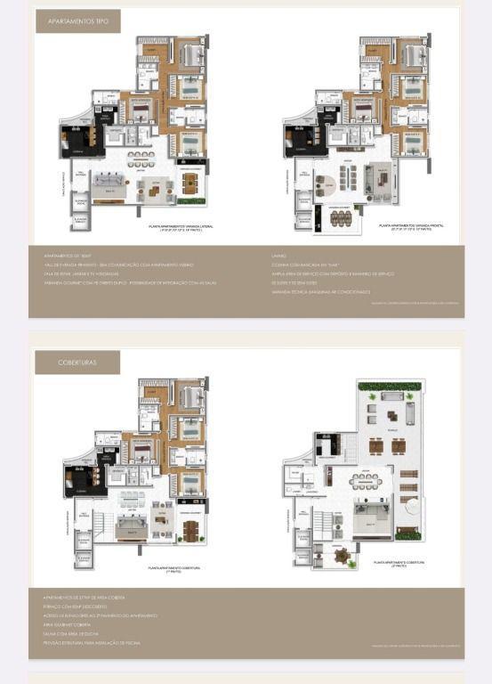 Apartamento, Centro, 2 Quartos, 4 Vagas