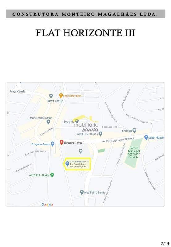 Apartamento, Buritis, 1 Quarto, 1 Vaga, 1 Suíte