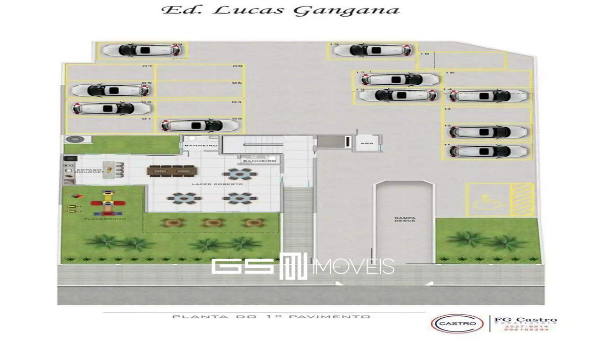 Apartamento, Cidade Nova, 3 Quartos, 2 Vagas, 1 Suíte
