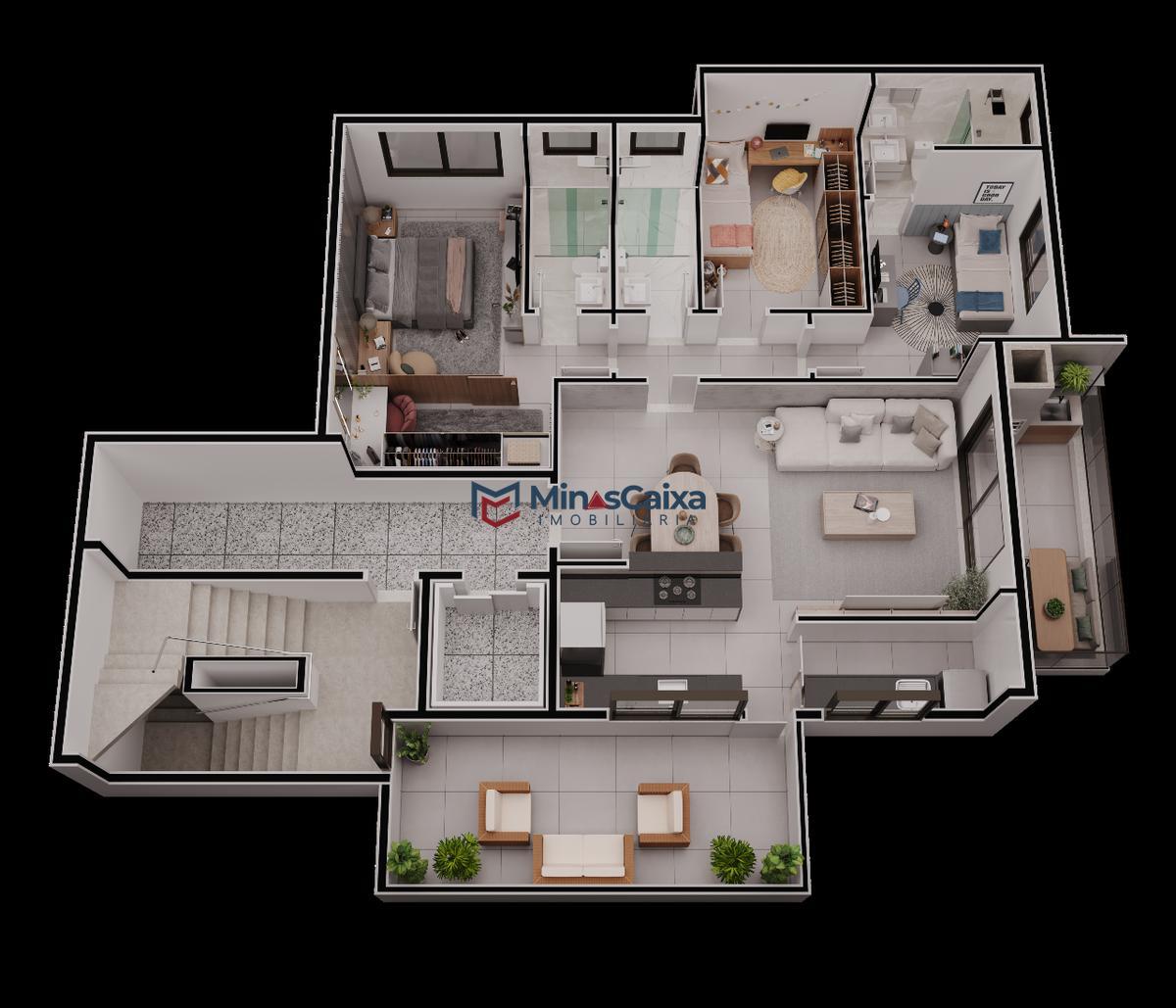 Apartamento, Horto, 3 Quartos, 2 Vagas, 2 Suítes