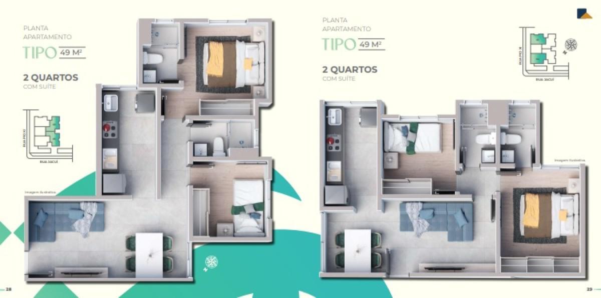 Apart Hotel, Ipiranga, 2 Quartos, 1 Vaga, 1 Suíte