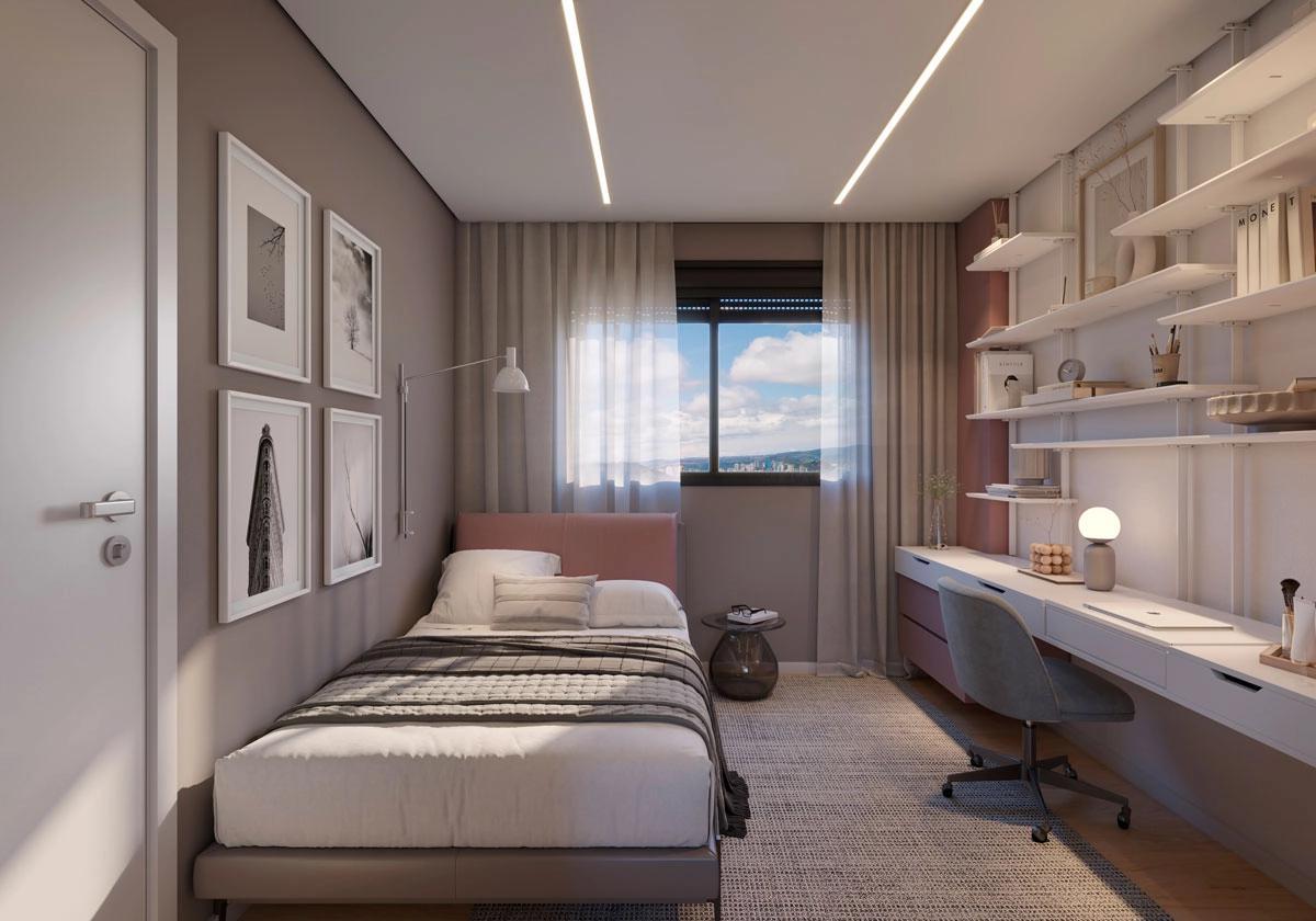 Apartamento, Serra, 1 Quarto, 1 Vaga, 1 Suíte