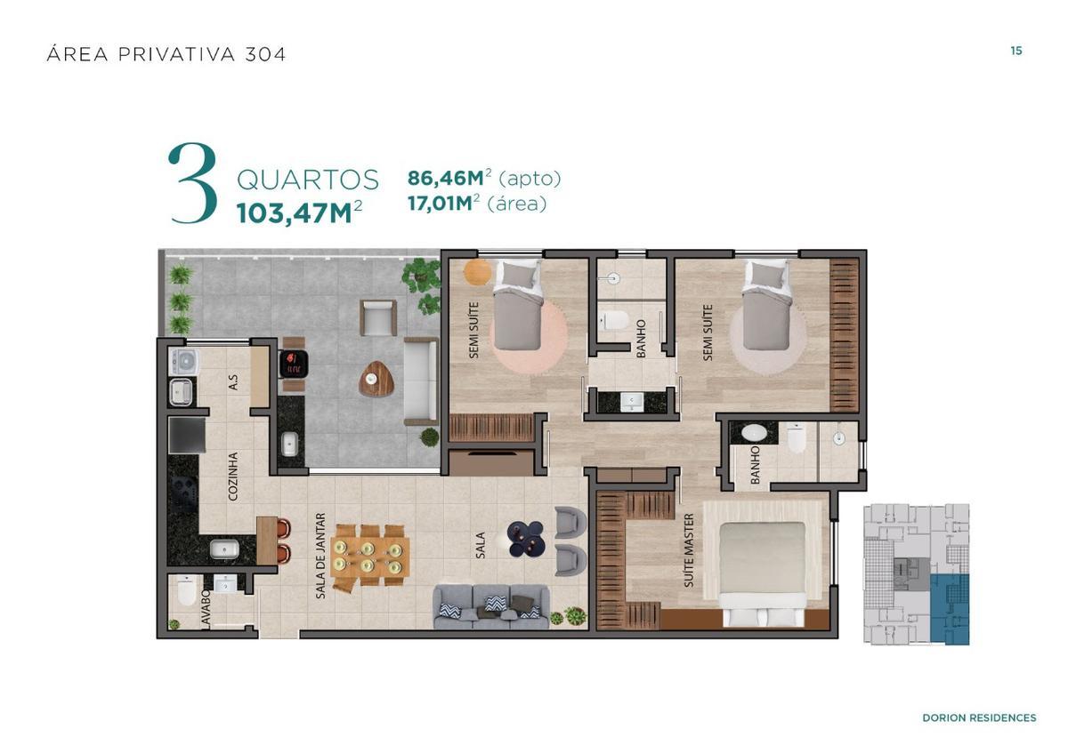 Apartamento, Palmares, 4 Quartos, 2 Vagas, 1 Suíte