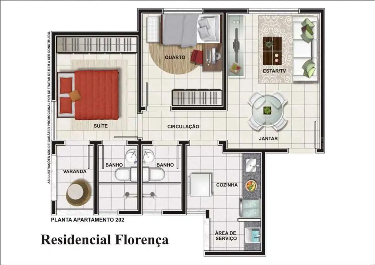 Apartamento, Nova Suíssa, 2 Quartos, 1 Vaga, 1 Suíte