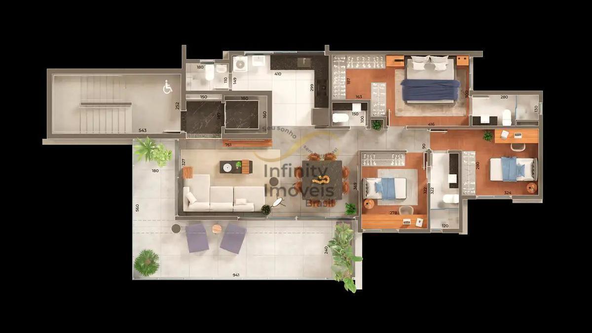 Apartamento, Santo Antônio, 3 Quartos