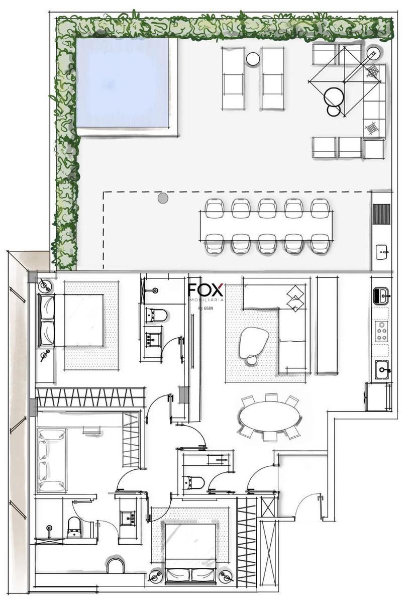 Apartamento, Serra, 3 Quartos, 2 Vagas, 1 Suíte