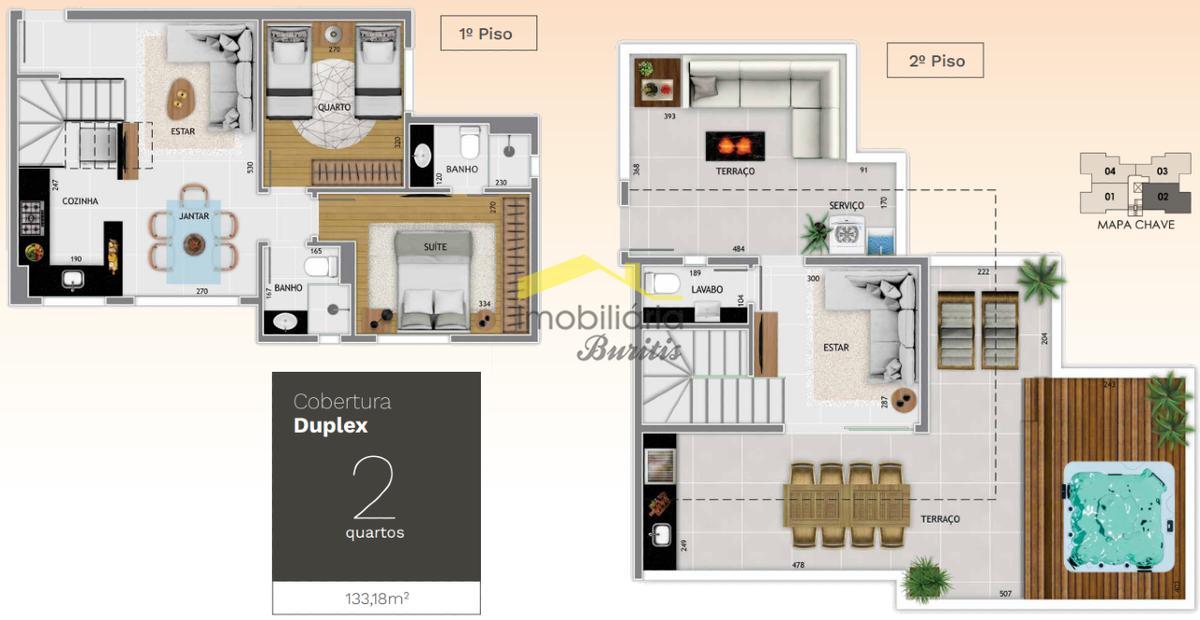 Apartamento, Buritis, 2 Quartos, 2 Vagas, 1 Suíte