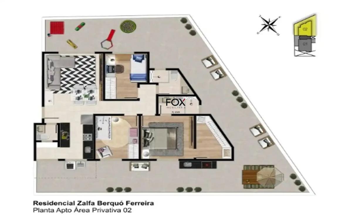 Apartamento, Vila Paris, 3 Quartos, 2 Vagas, 1 Suíte